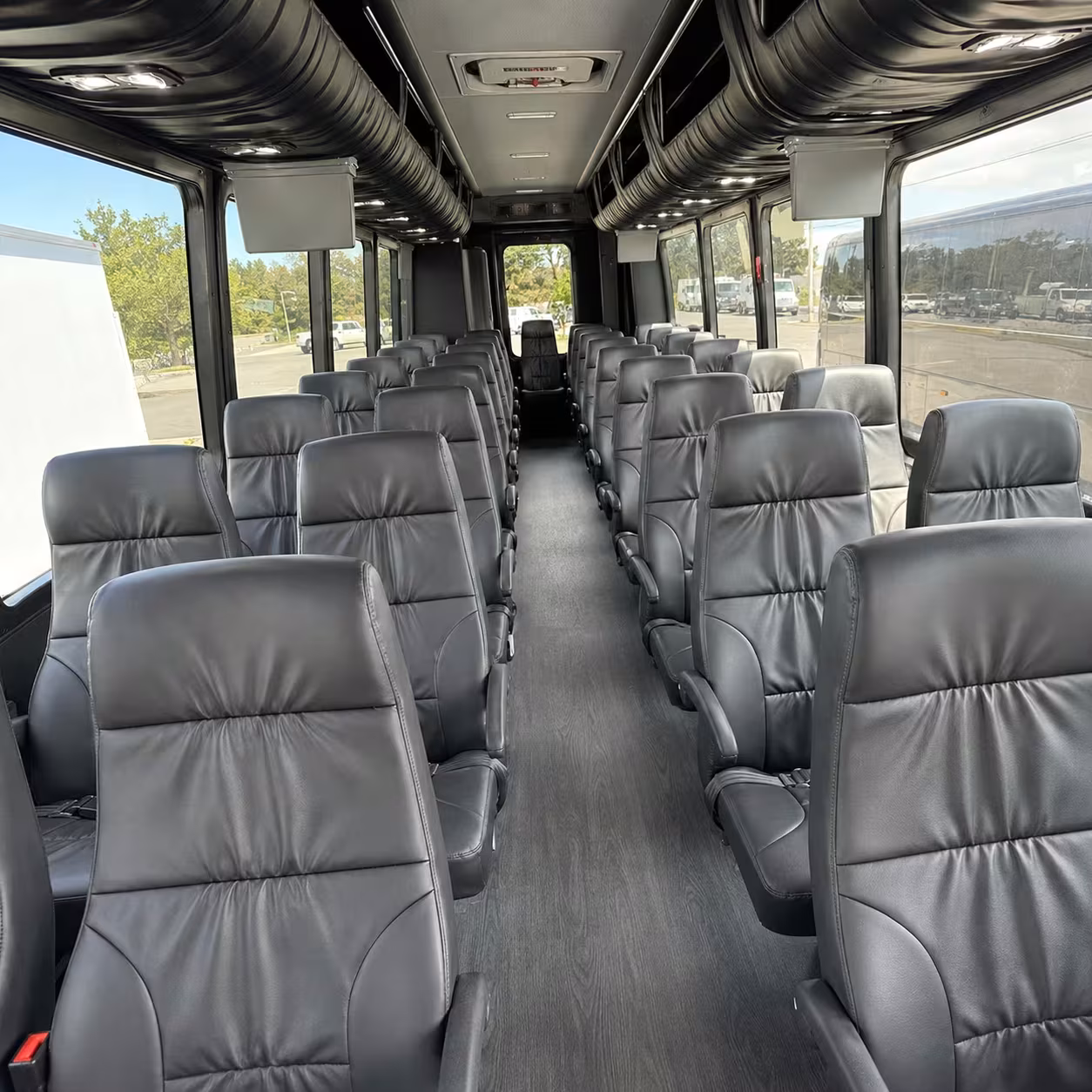 25 passenger minibus interior