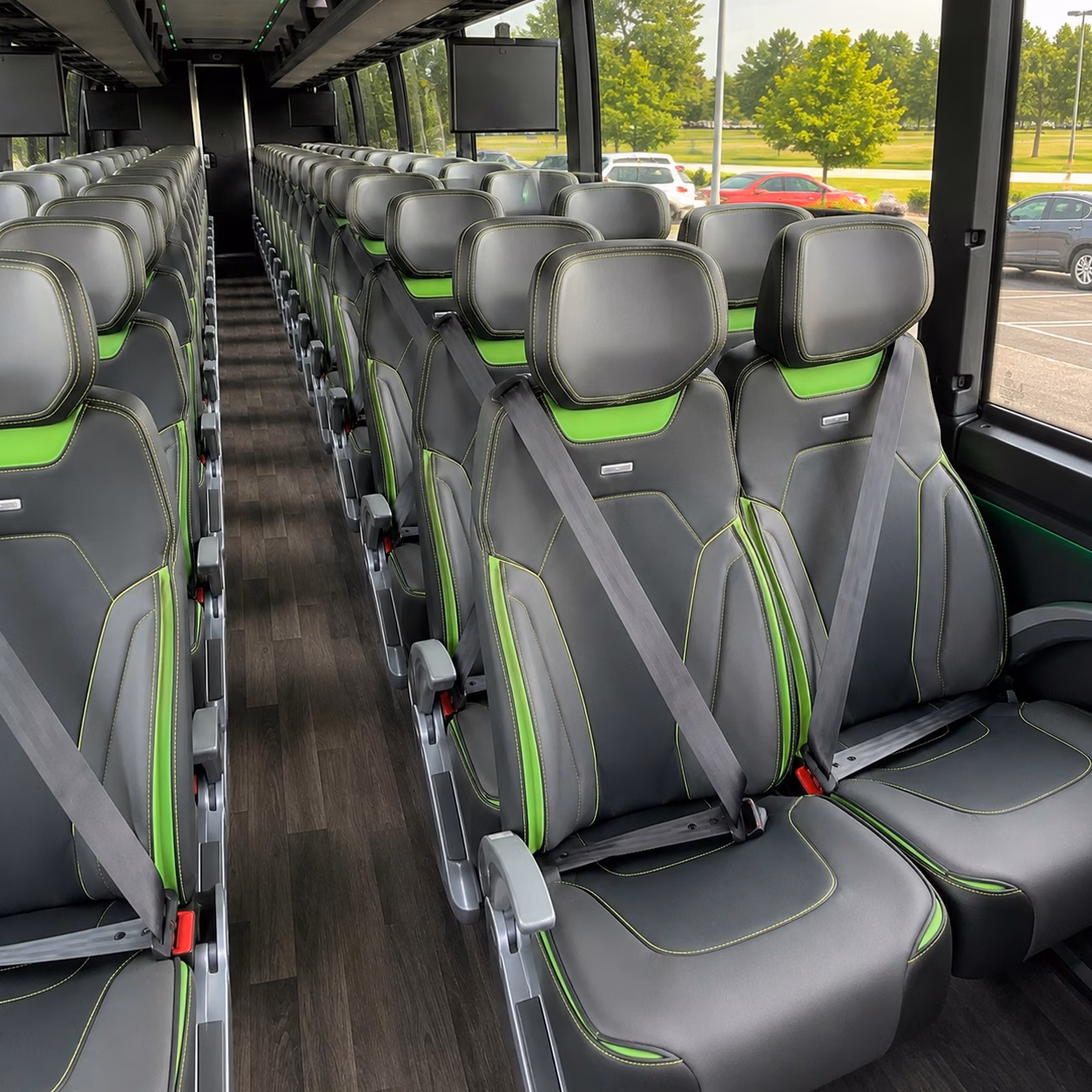 buffalo charter bus interior gallery