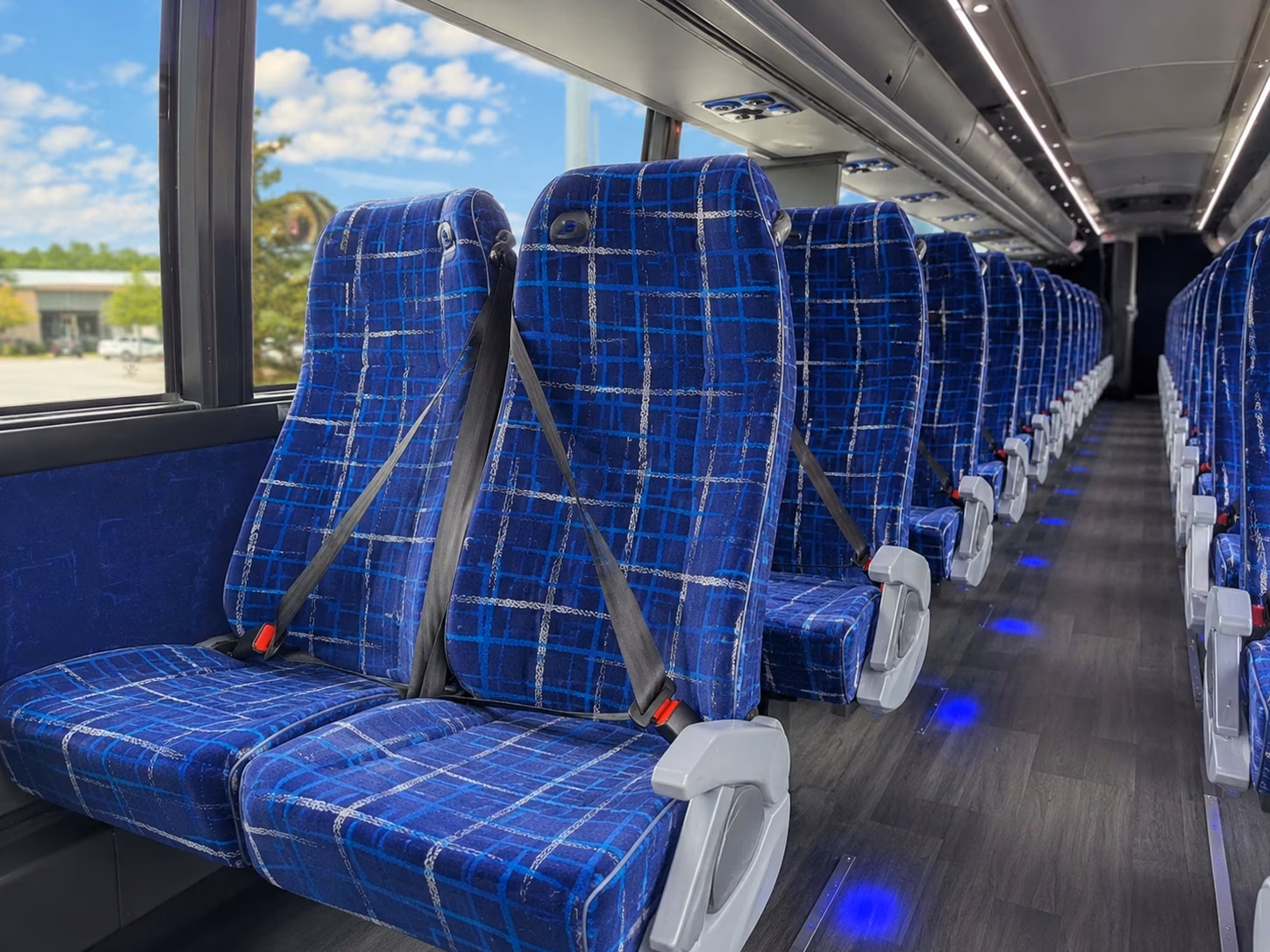 buffalo charter bus interior
