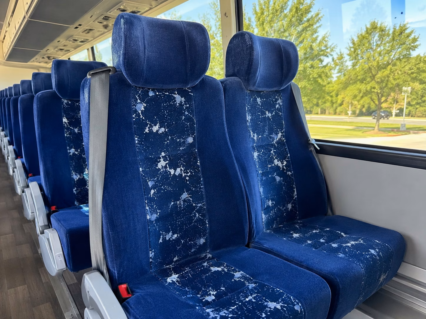 buffalo charter bus rental inside