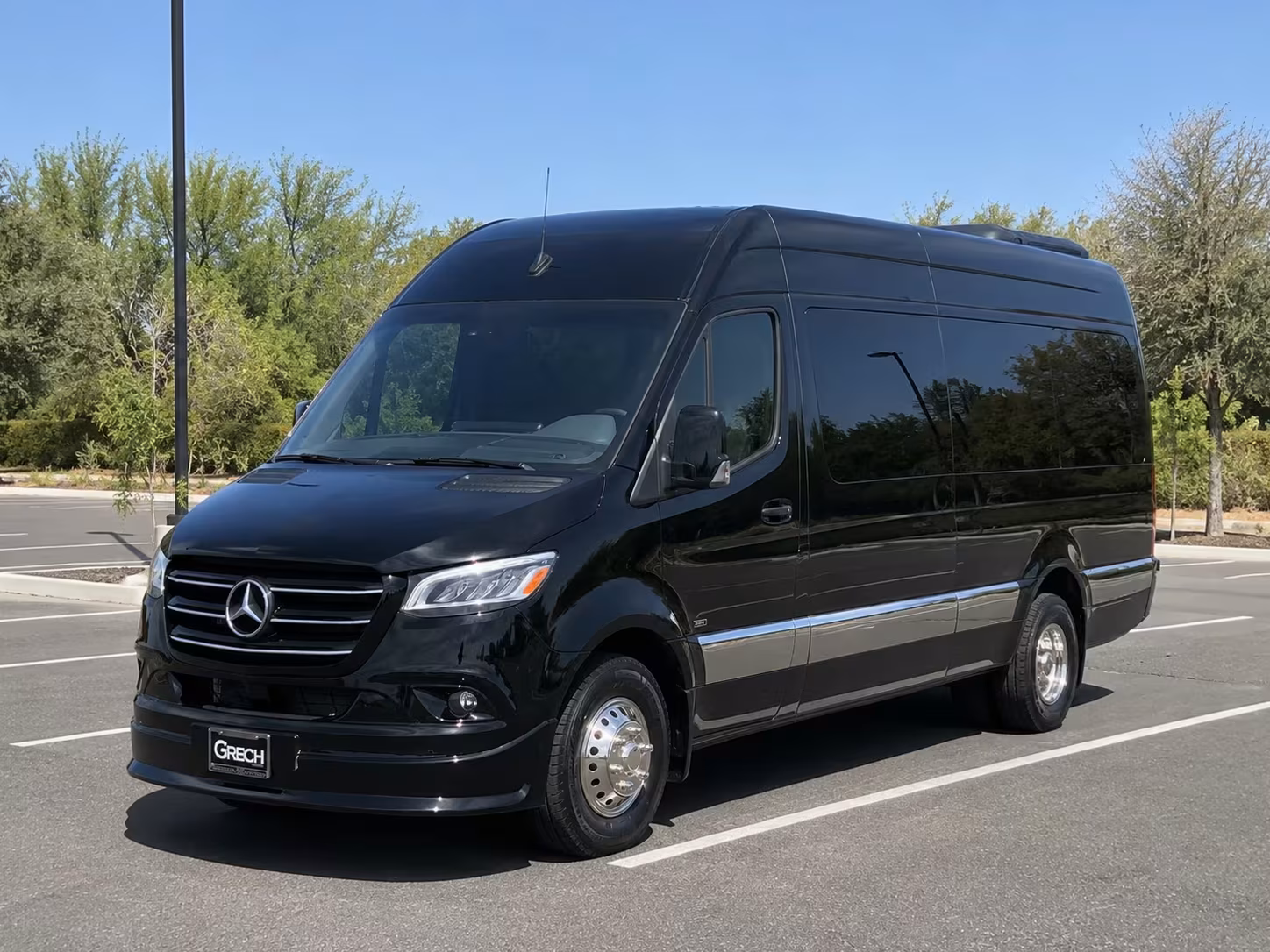 buffalo sprinter van rental with driver